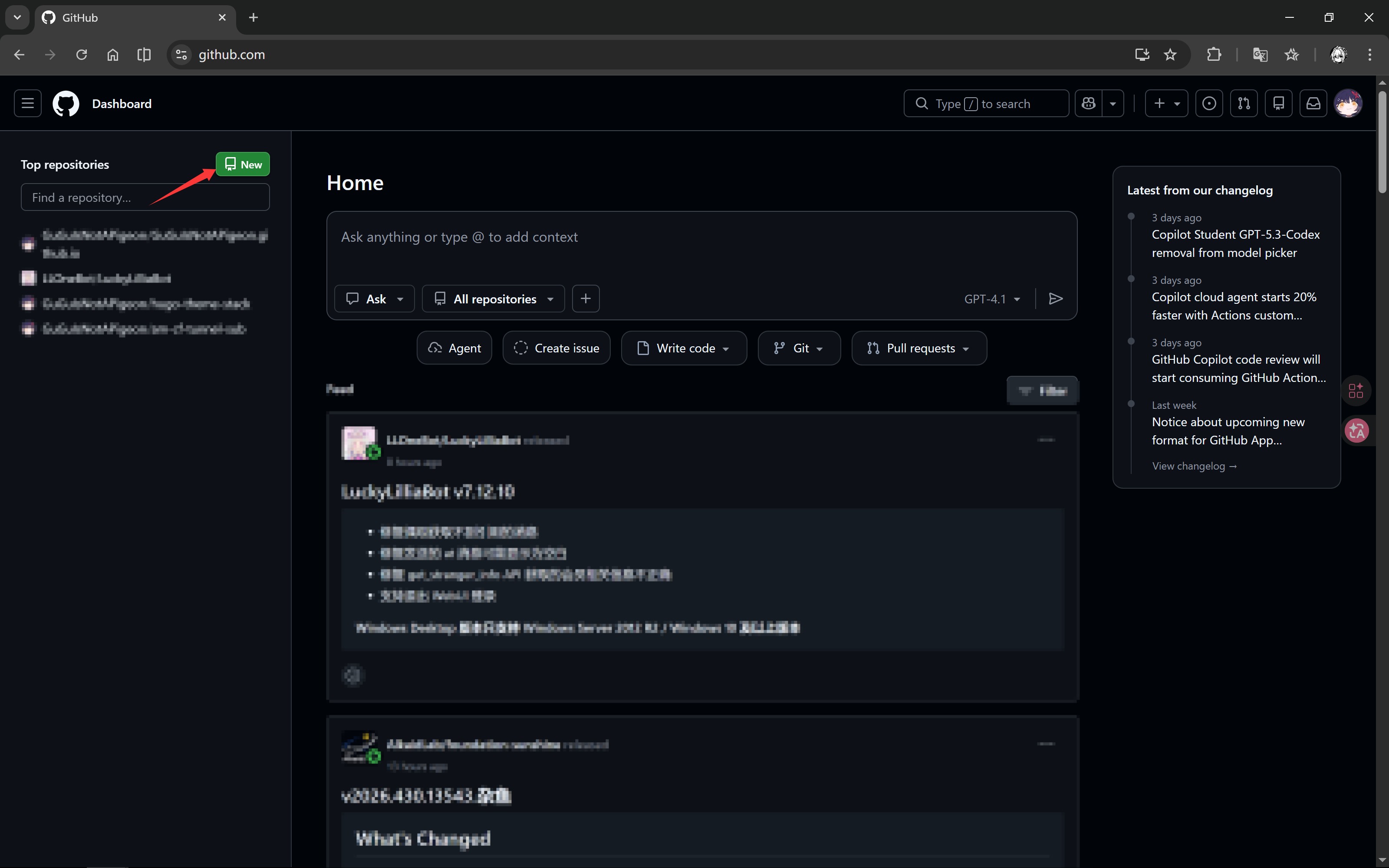 Create New Repository